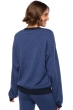 Cachemire et Coton pull femme col rond stormie bleu navy l